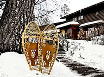 lodge w.snowshoes