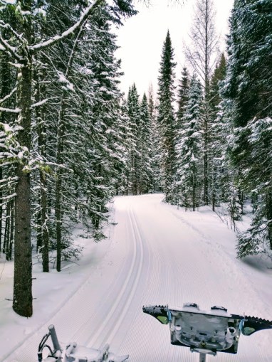 2.19.2018 ski trail grooming